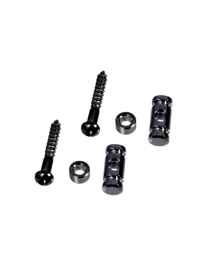 Allparts Allparts AP-0727-003 Black Barrel String Guides (Set of 2)