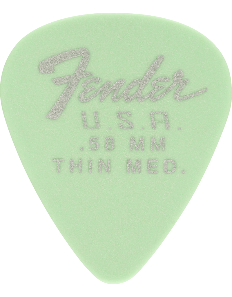 Fender Fender Dura-Tone 351 Shape, .58, Surf Green, 12-Pack