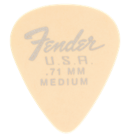 Fender Fender Dura-Tone 351 Shape, .71mm, Olympic White, 12-Pack