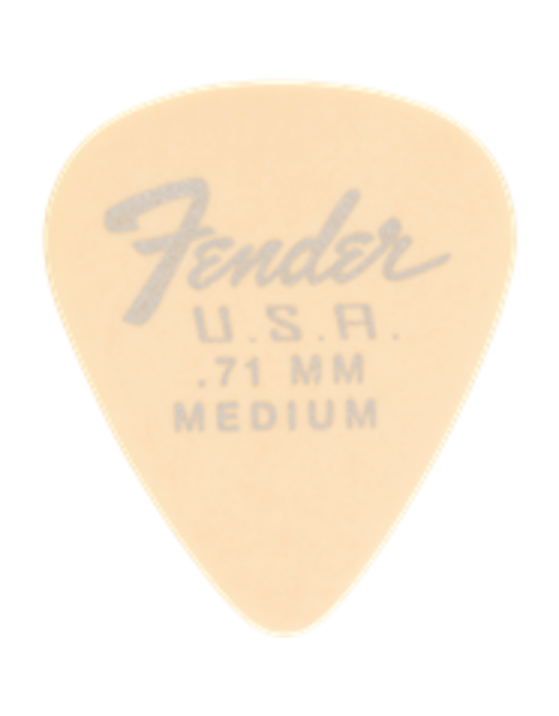Fender Fender Dura-Tone 351 Shape, .71mm, Olympic White, 12-Pack