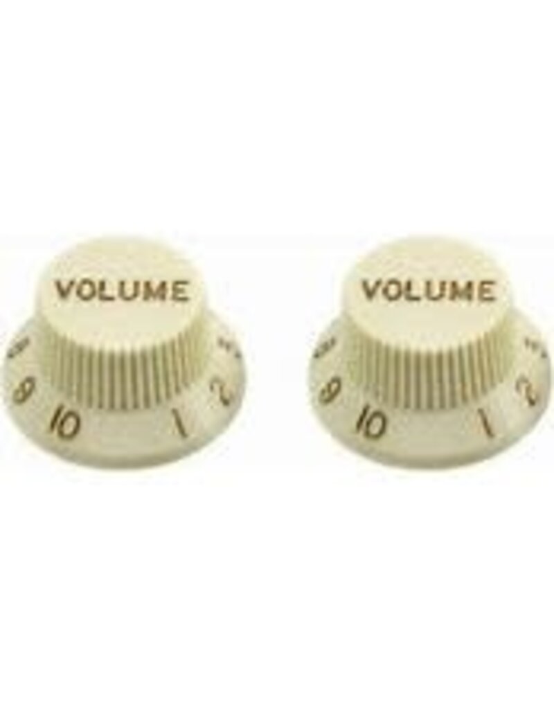 Allparts ALLPARTS PK-0154-024 Set of 2 Plastic Volume Knobs for Stratocaster®, Mint Green