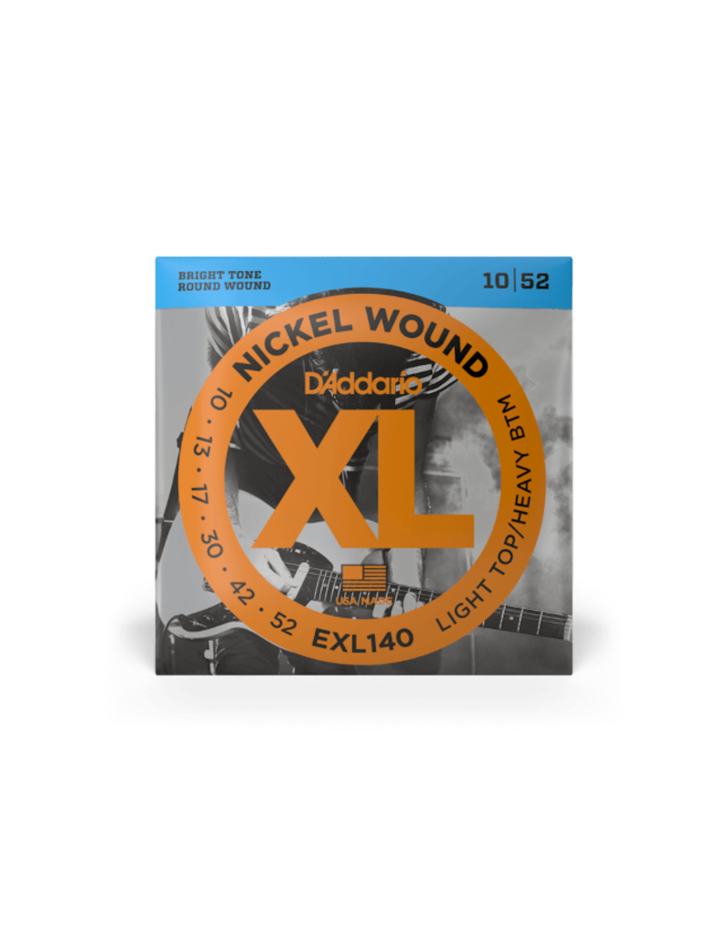 D'Addario D'Addario EXL140 Nickel Wound Electric Strings -.010-.052 Light Top/Heavy Bottom