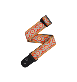 D'Addario D'Addario Eco Persian Woven Guitar Strap, Orange