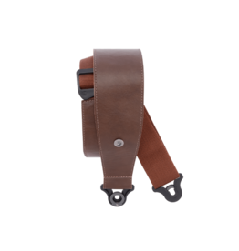 D'Addario D'Addario Comfort Leather Auto Lock Guitar Strap, 3'', Brown