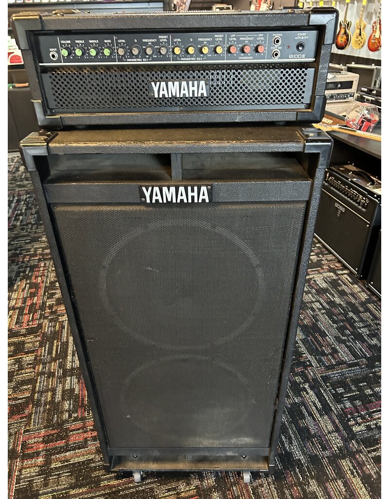 Used Yamaha B100 III / S215 III bass amp and cabinet