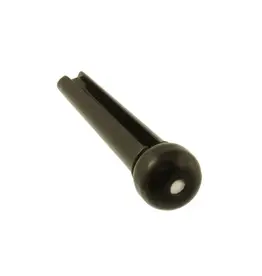 Allparts Allparts Plastic Dotted Bridge Pins Black w/ white dot