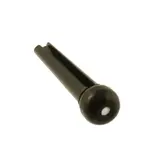 Allparts Allparts Plastic Dotted Bridge Pins Black w/ white dot