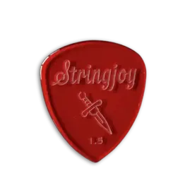 Stringjoy Stringjoy 1.5mm Dagger Acrylic Picks - 2 pack