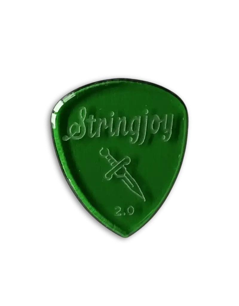 Stringjoy Stringjoy 2.0mm Dagger Acrylic Picks - 2 Pack