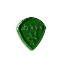 Stringjoy Stringjoy 2.0mm Pocketknife Acrylic Picks - 2 pack