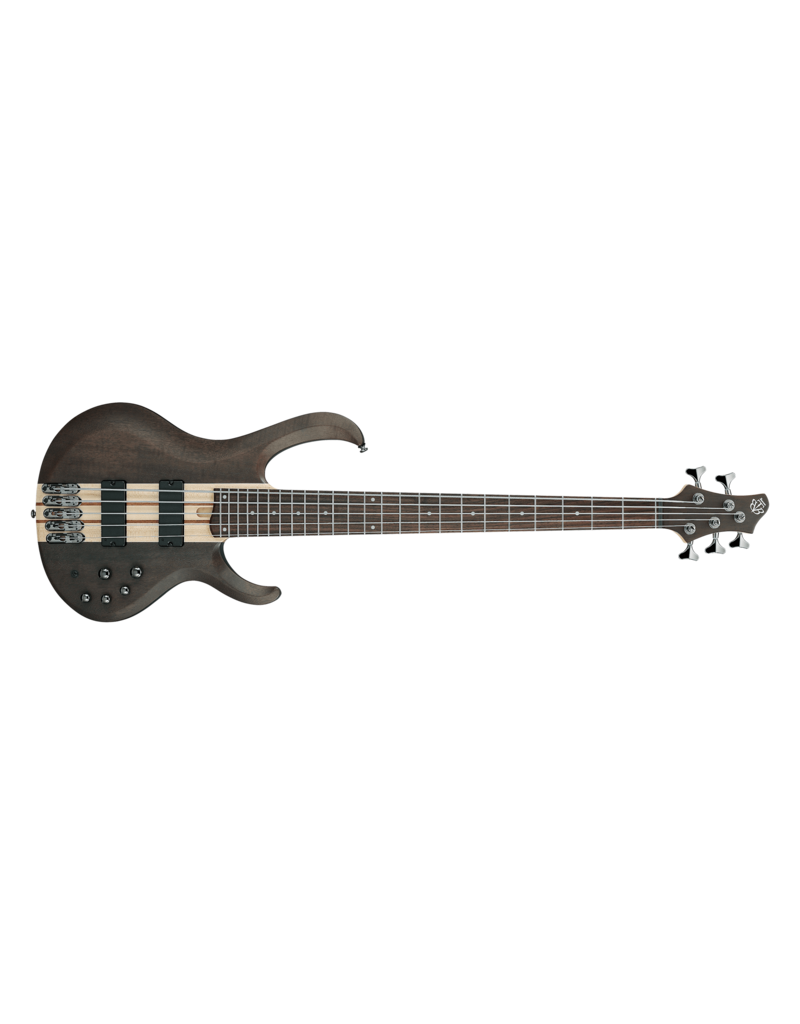 Ibanez BTB605 Electric 5 string Bass Transparent Gray Flat