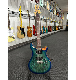 PRS Paul Reed Smith SE "Exotic"  Custom 24 Swamp Ash Burl Lake Blue