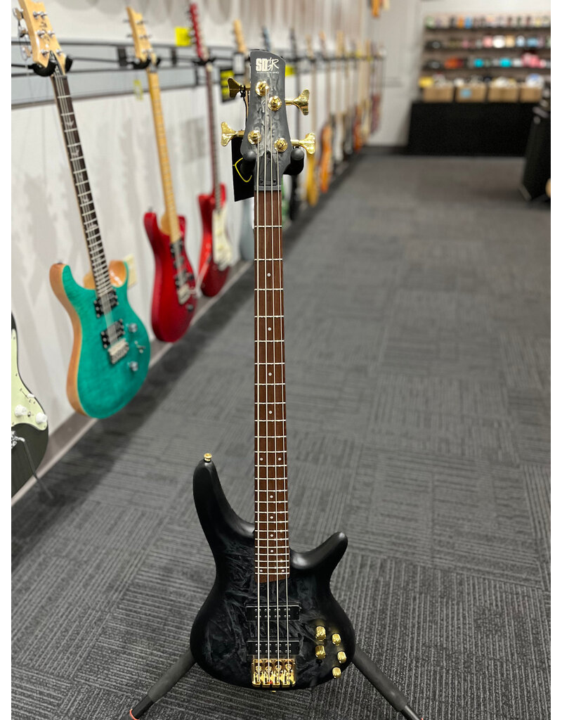 Ibanez SR300EDX Black Ice Frozen Matte Electric Bass