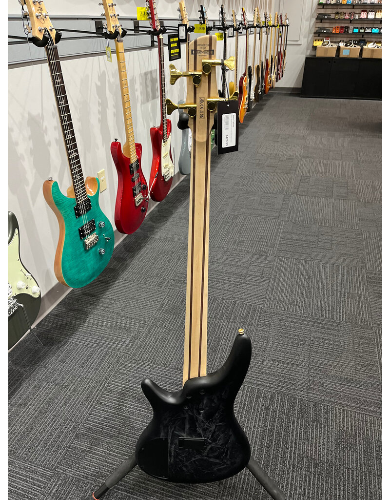 Ibanez SR300EDX Black Ice Frozen Matte Electric Bass