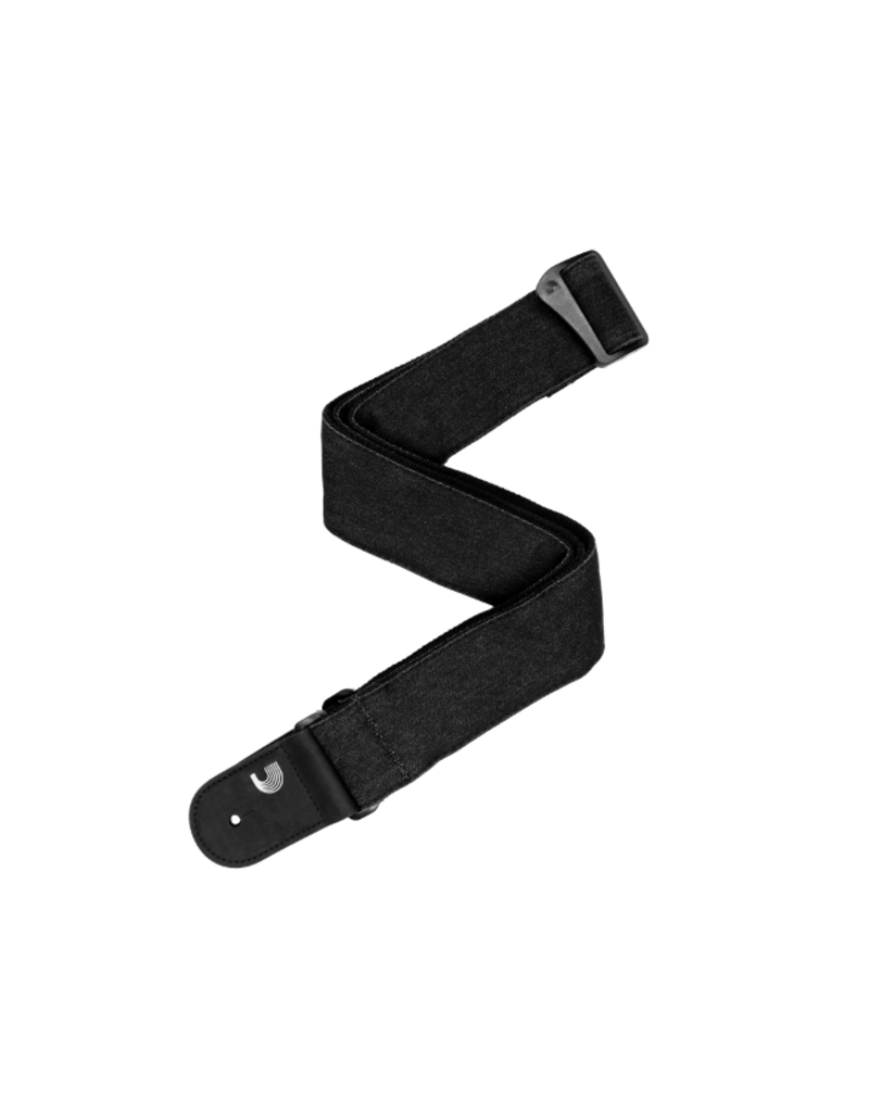 D'Addario D'Addario Denim Guitar Strap, Black