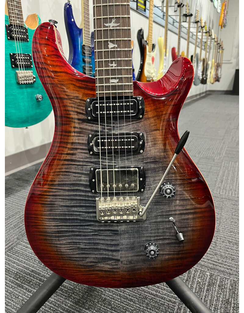 PRS Used Paul Reed Smith SE Studio Charcoal Cherry Burst