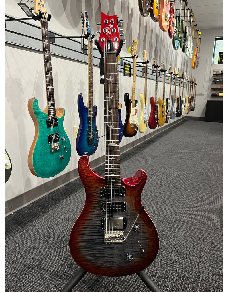 PRS Used Paul Reed Smith SE Studio Charcoal Cherry Burst