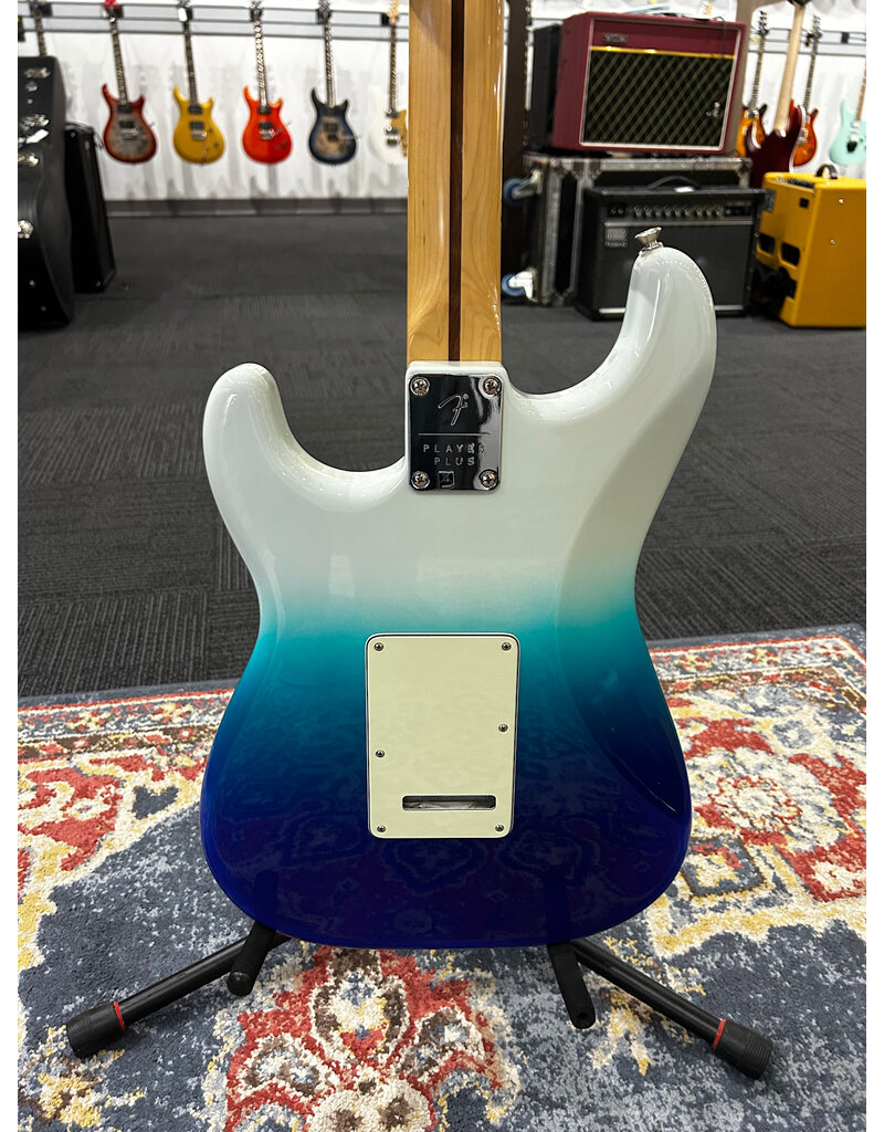 Fender Used Fender Player Plus Strat HSS fade w/ US neck bag