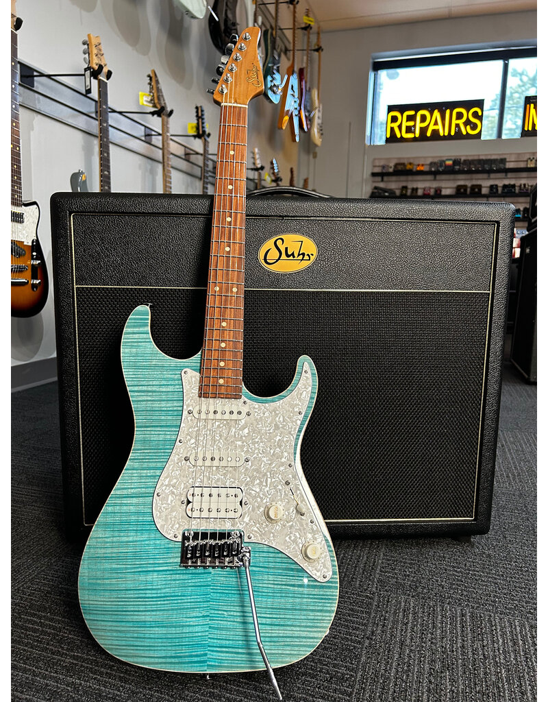Suhr Standard Plus Bahama Blue Pau Ferro