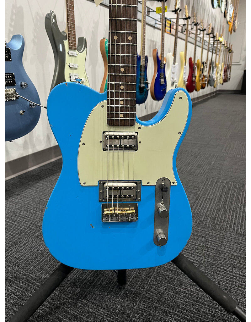nash Nash T-2HB Daphne Blue Light w/ Lollartron pickups