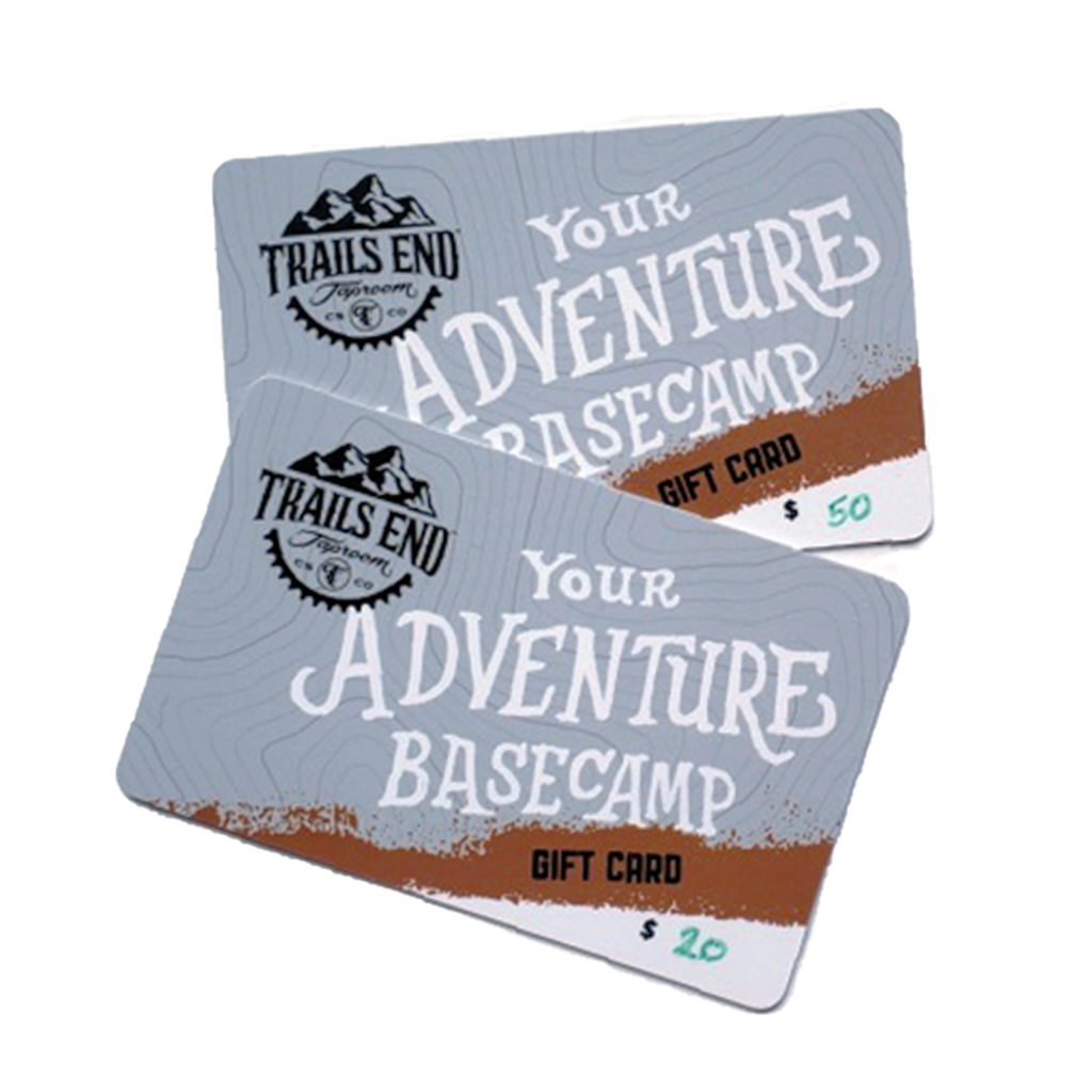 Trail End Taproom Gift Cards $20-$50