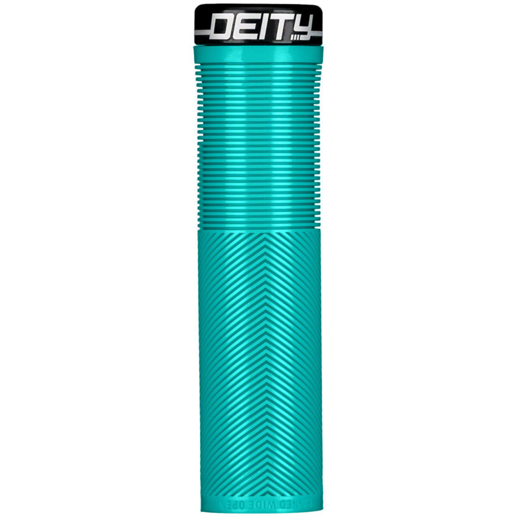 Deity Components Knuckleduster Grips - Turquoise Lock-On