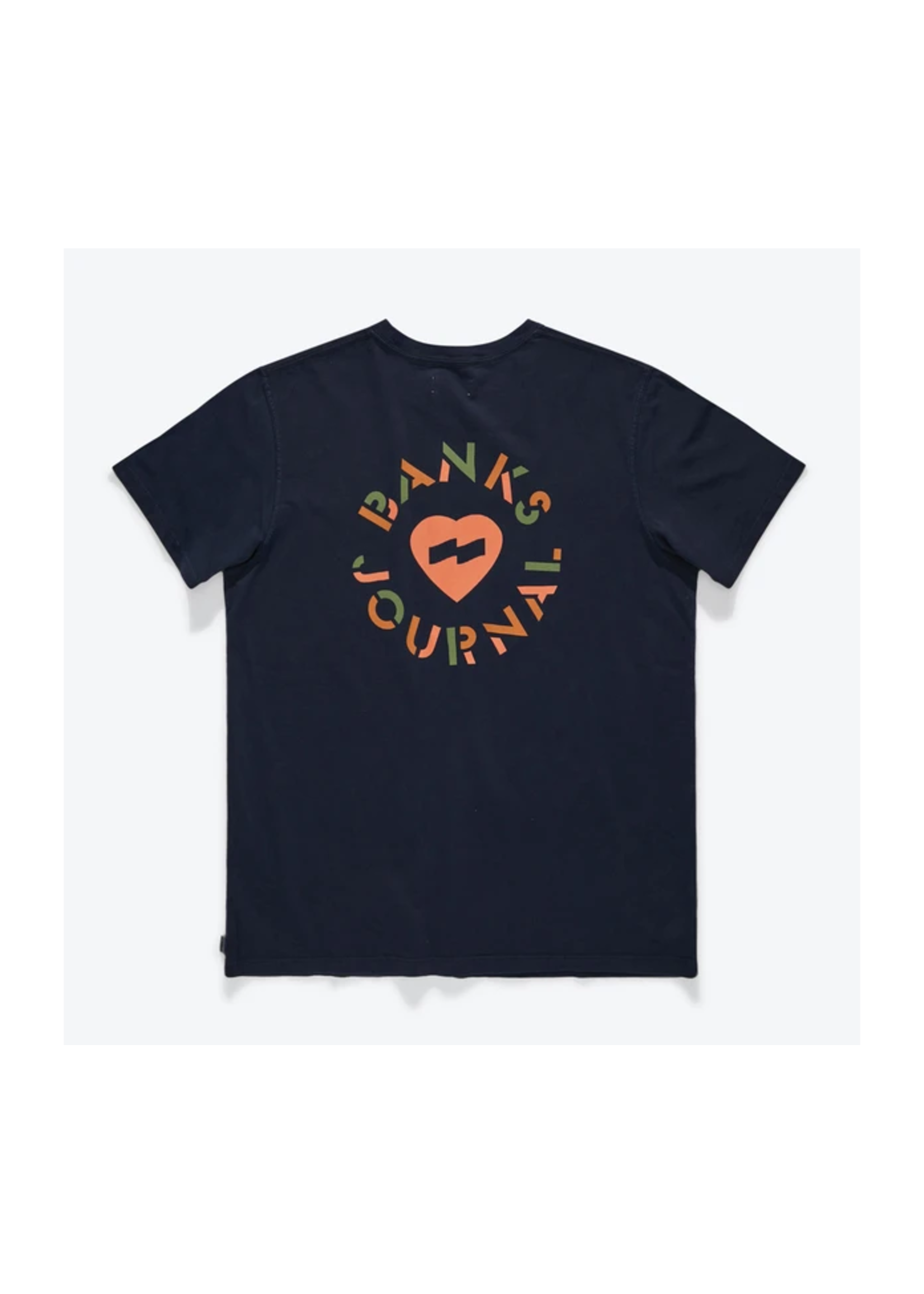 Banks Journal HEART CIRCLES FADED TEE