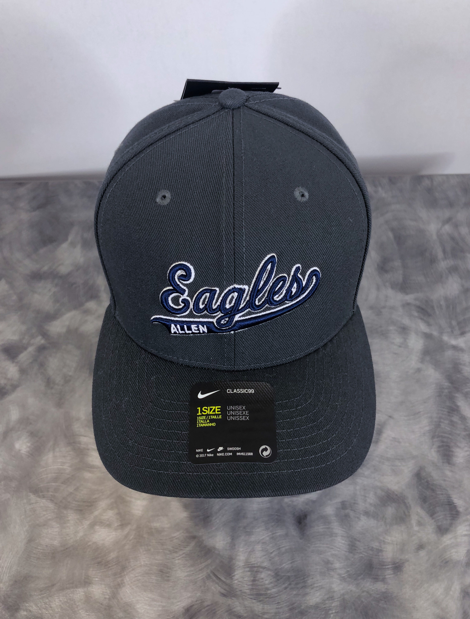 Nike “Eagles” dark grey hat - Allen ISD 