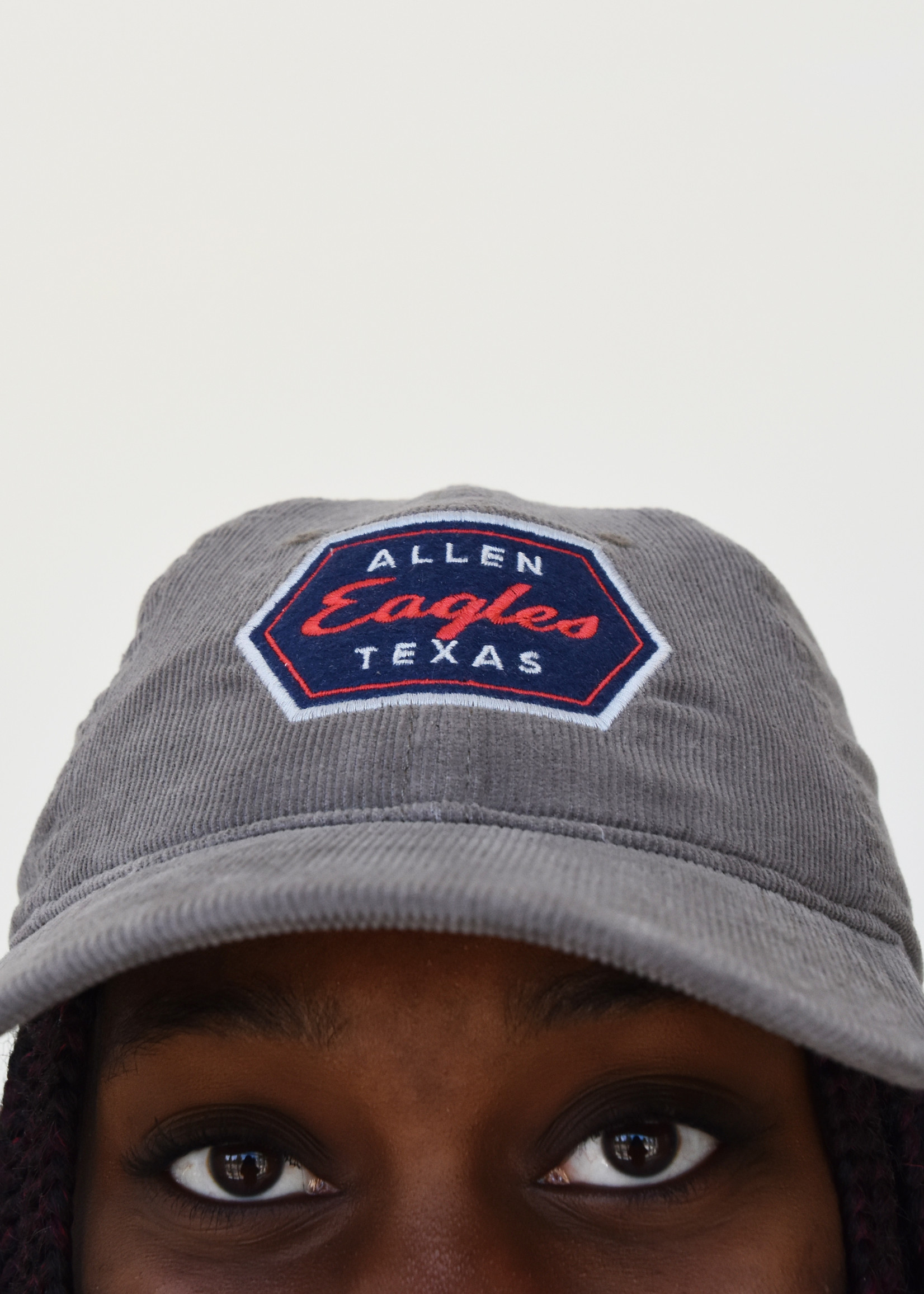 Allen Eagles Texas” corduroy hat 