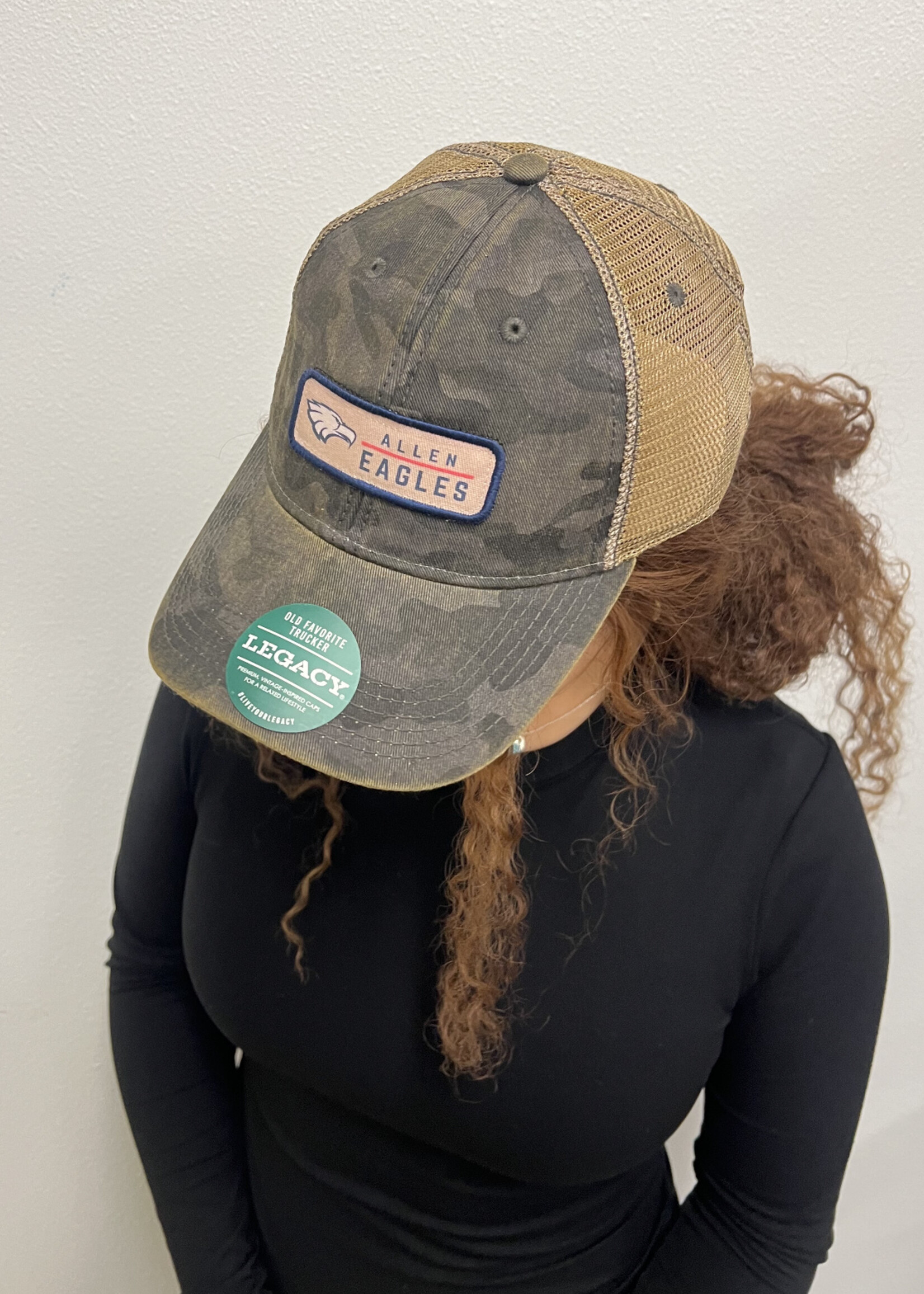 Black Camo Java Trucker Hat