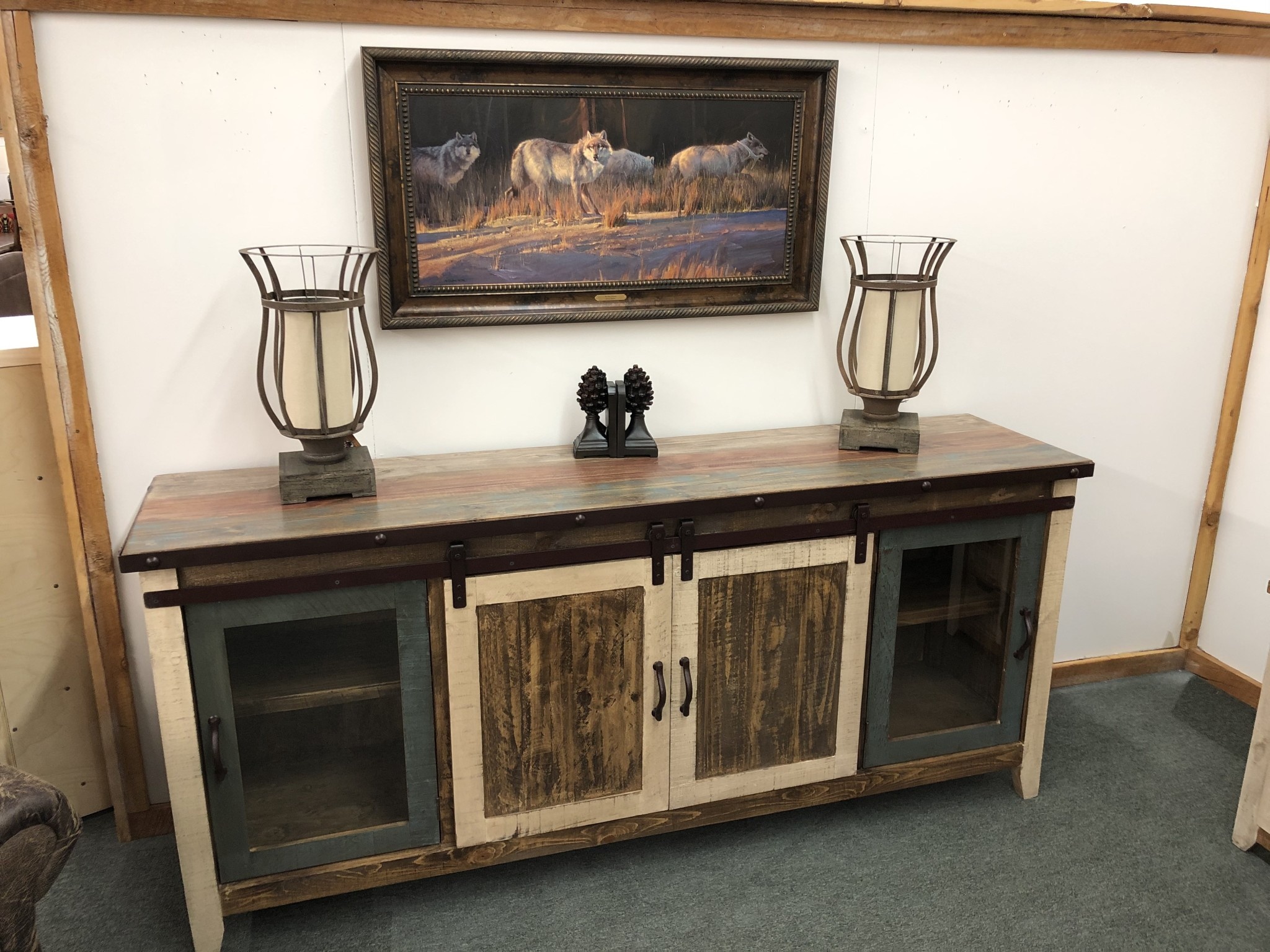 IFD 962- 80" TV Stand-Ant  80x19x35
