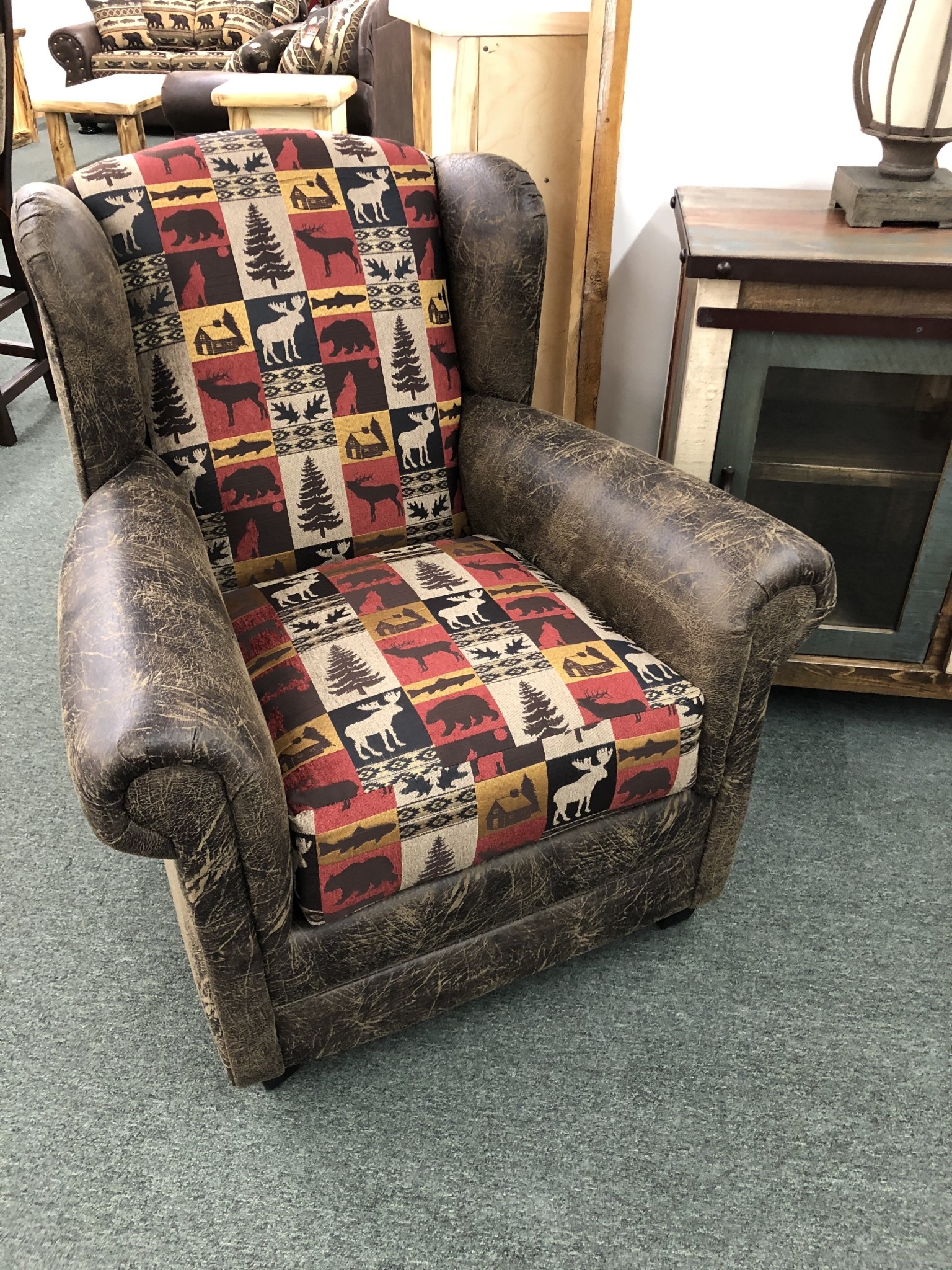 IMF 8017-20 Wing Chair Grade A