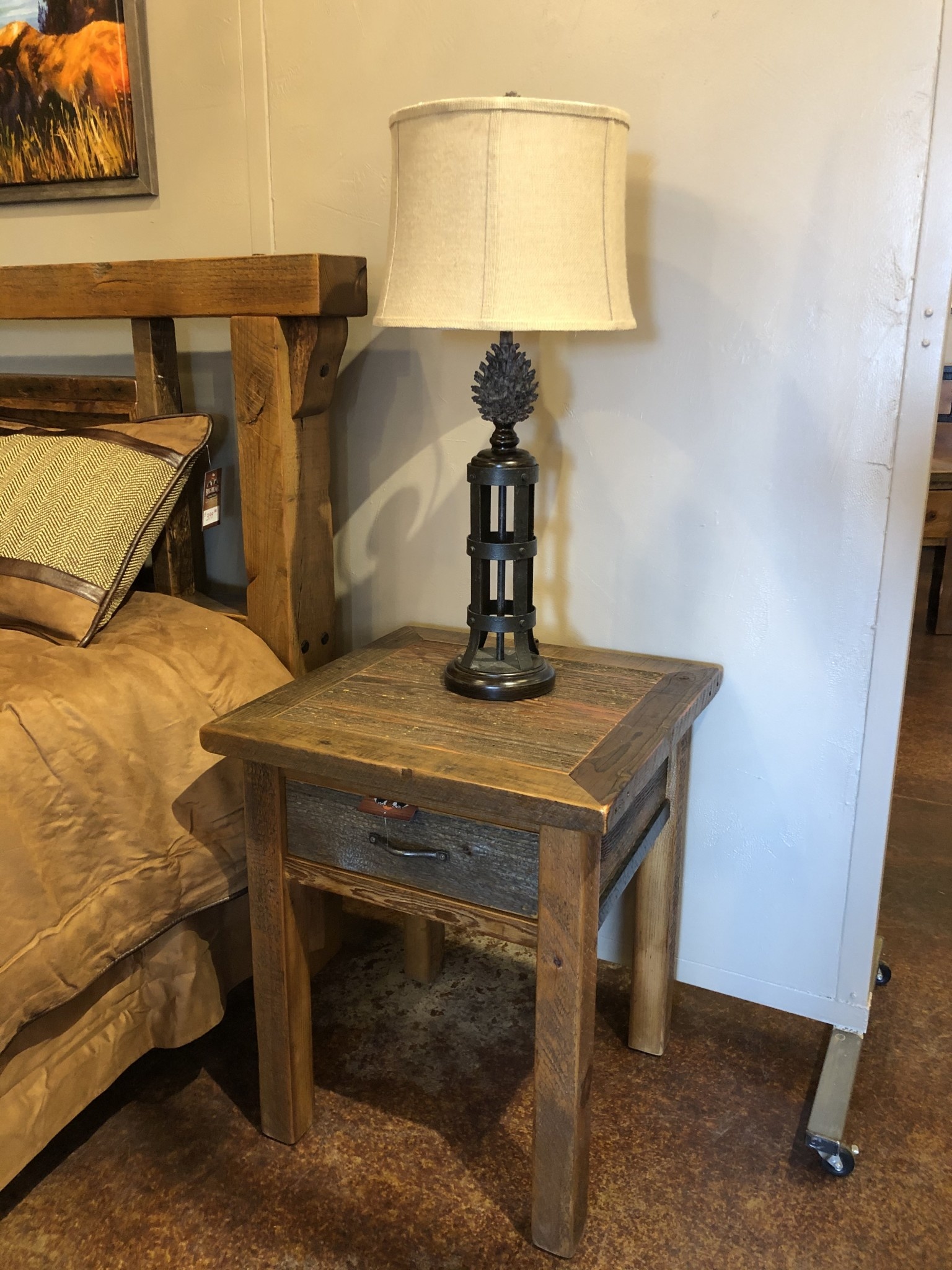 Crestview Pinecone Tower Table Lamp