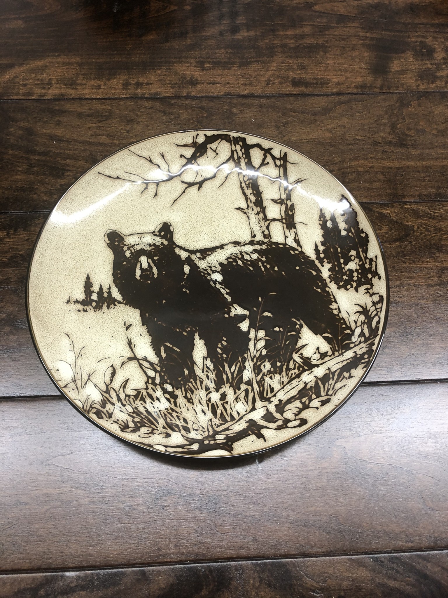 Unison Gifts Bear 8.25" Salad Plate