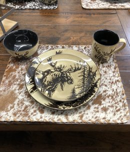 Unison Gifts Moose 10.5" Dinner Plate