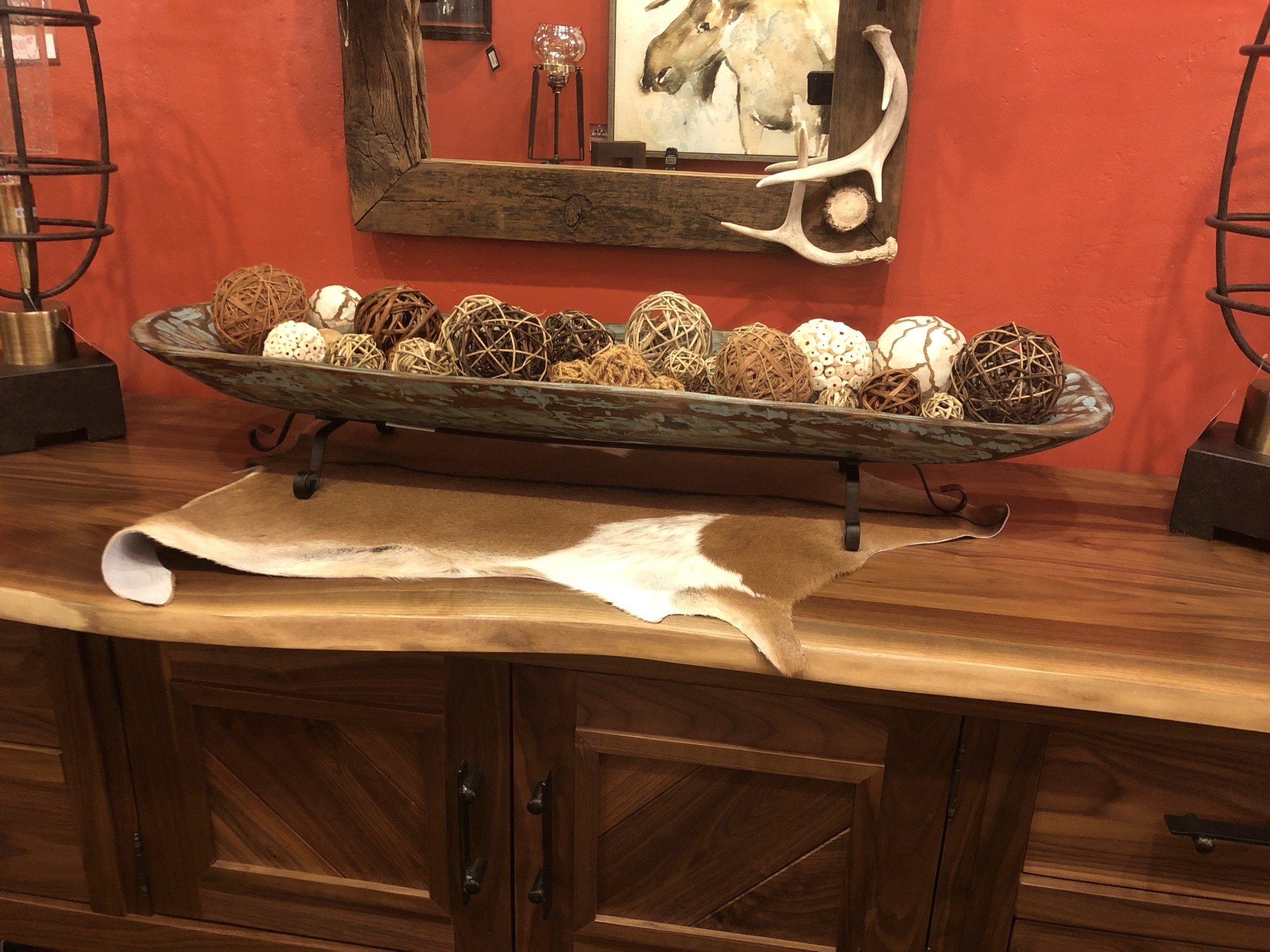 Mexican Country Meter Bowl  38"x8"