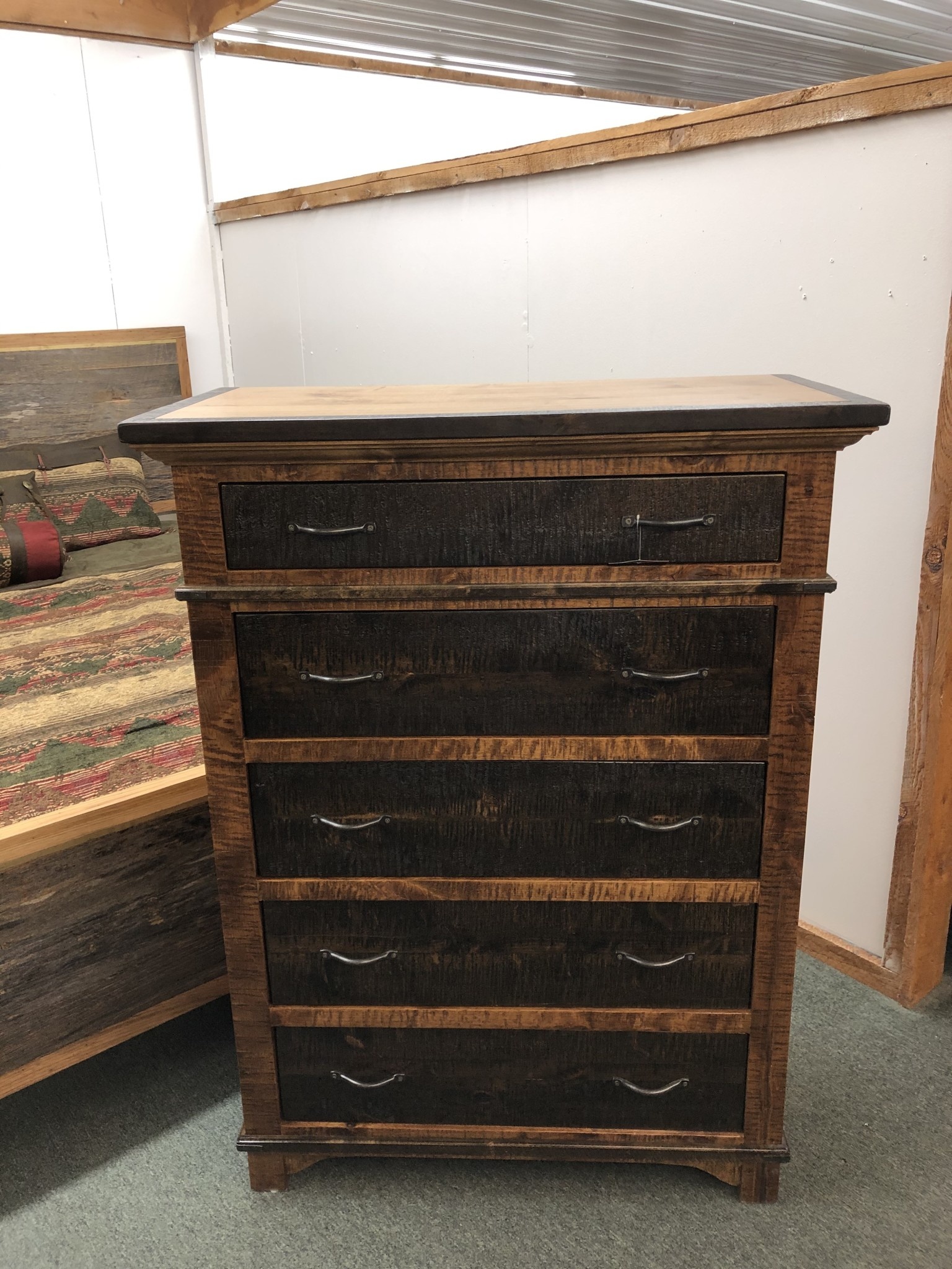 Glen Falls 5 Drawer Chest 53 5h X 40w X 20d Big Bear Furniture