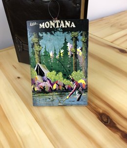 Classic Outdoor Magazines #1 Stream Angler 6x9 Table Topper