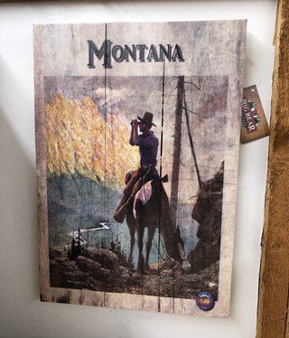 Classic Outdoor Magazines #5  Mountain Hunter 14x20 wood sign