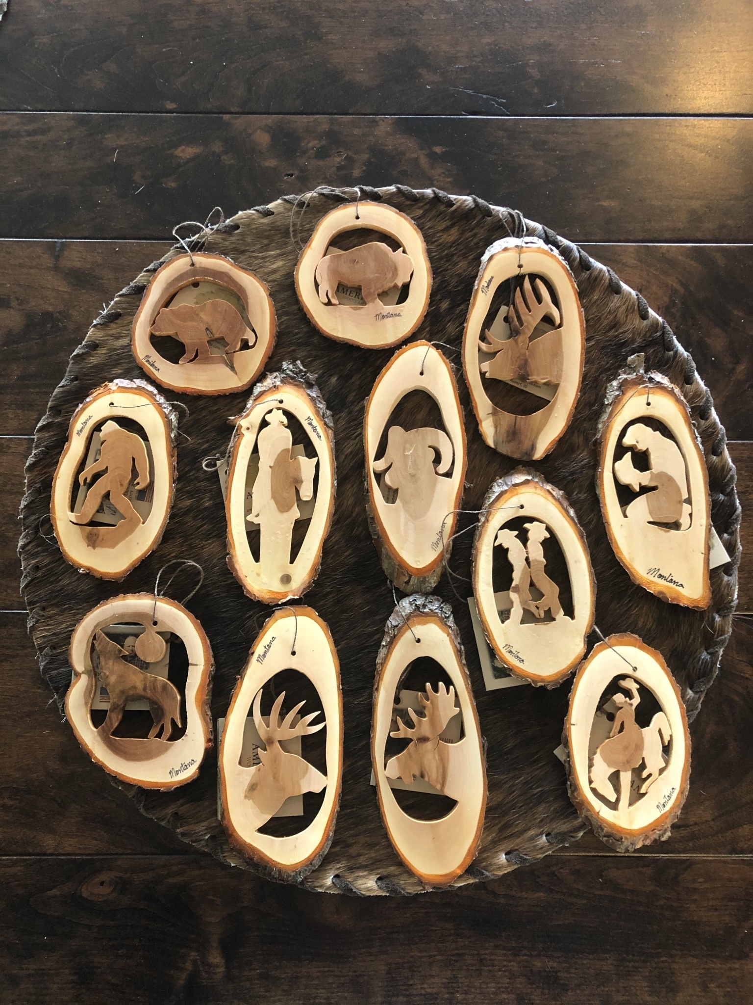 Wood Christmas Ornaments Big Bear Furniture