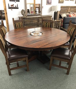 Co-ALBC 72" Round Pedestal Dining Table