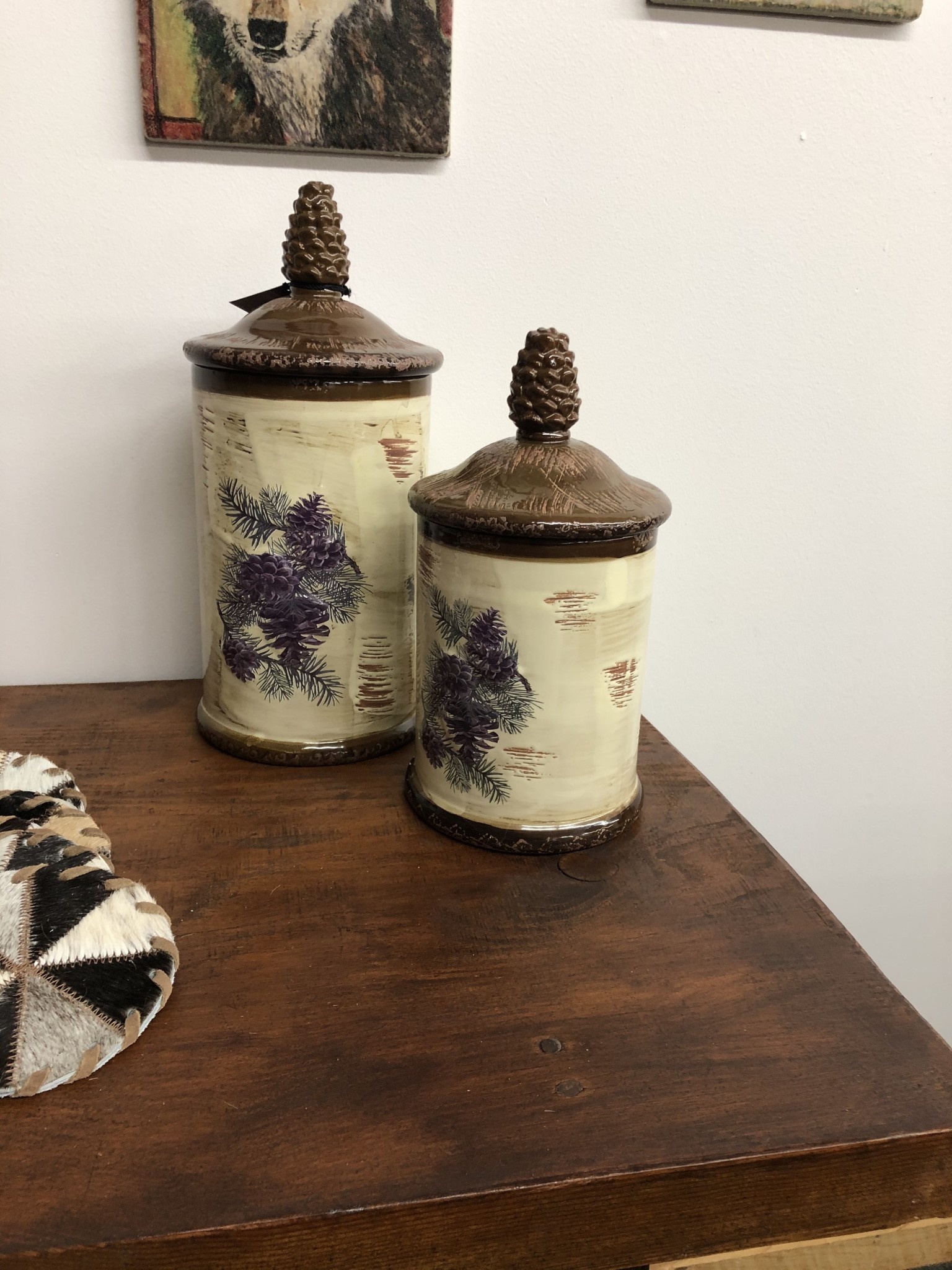 Crestview Pinecone Canisters****