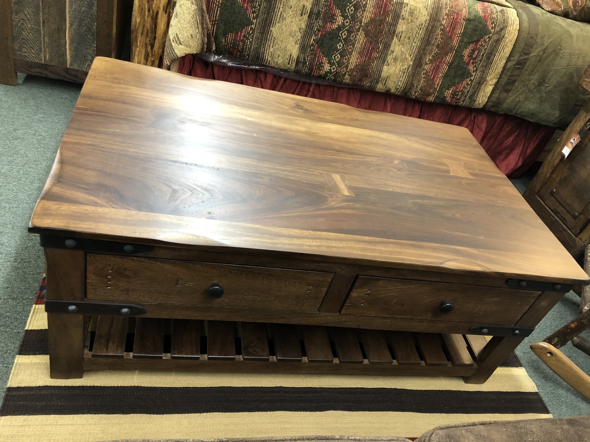 IFD 867-Parota Coffee Table  50x30x19.5