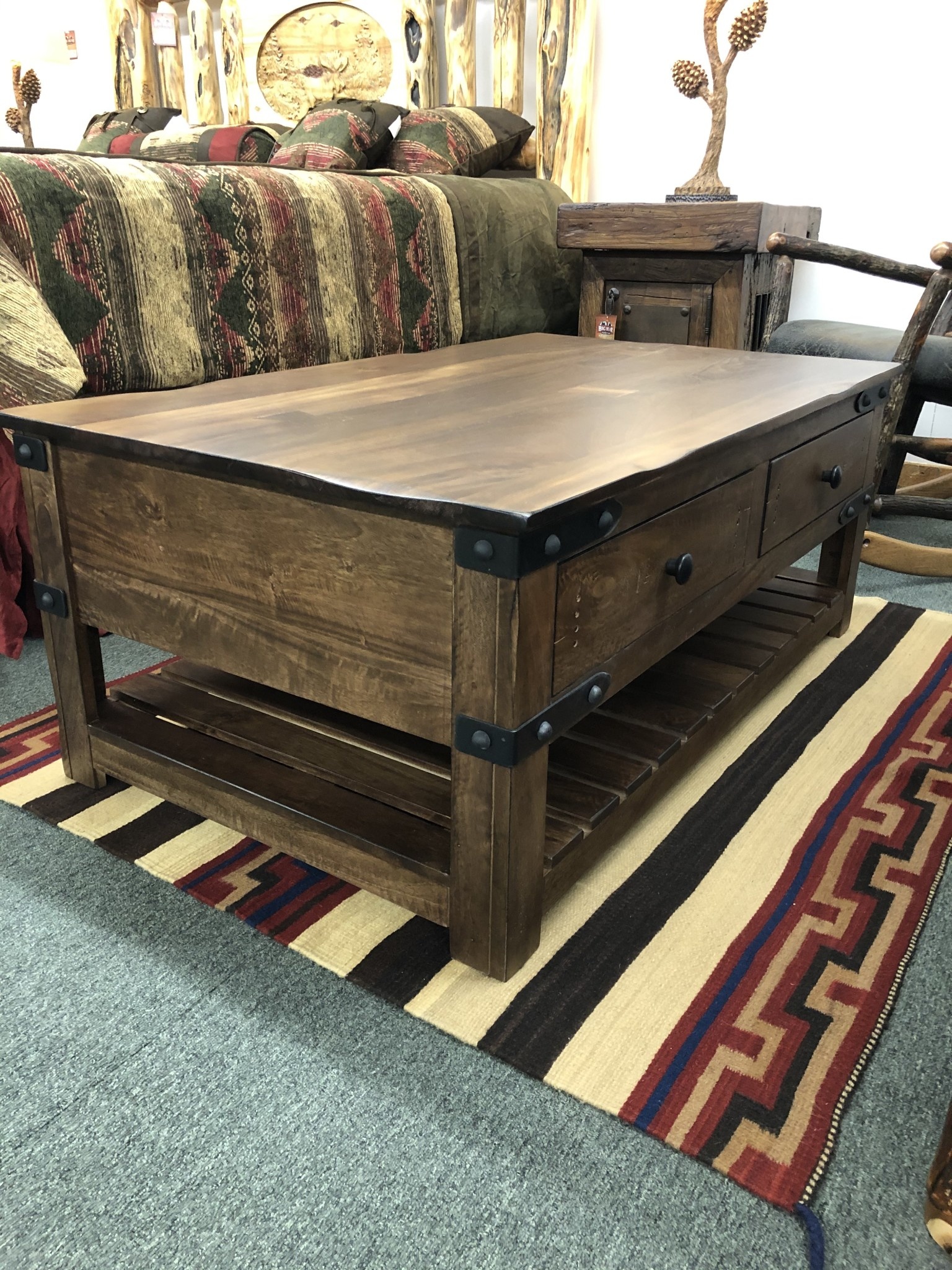 IFD 867-Parota Coffee Table  50x30x19.5
