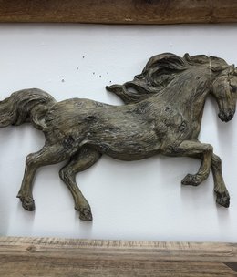 Simpkins-Canterbury Lane Faux Carved Wood Running Horse
