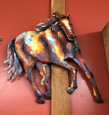 Simpkins-Canterbury Lane Running Horse Metal Wall Sculpture