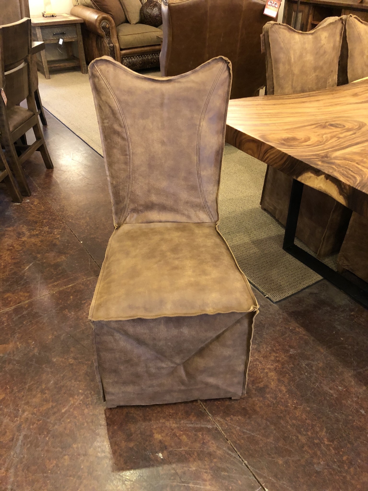 Uttermost Delroy Armless Chair 20Wx40Hx26D
