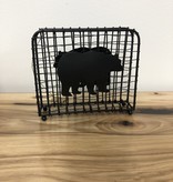 Park Design Black Bear Wire Napkin Holder