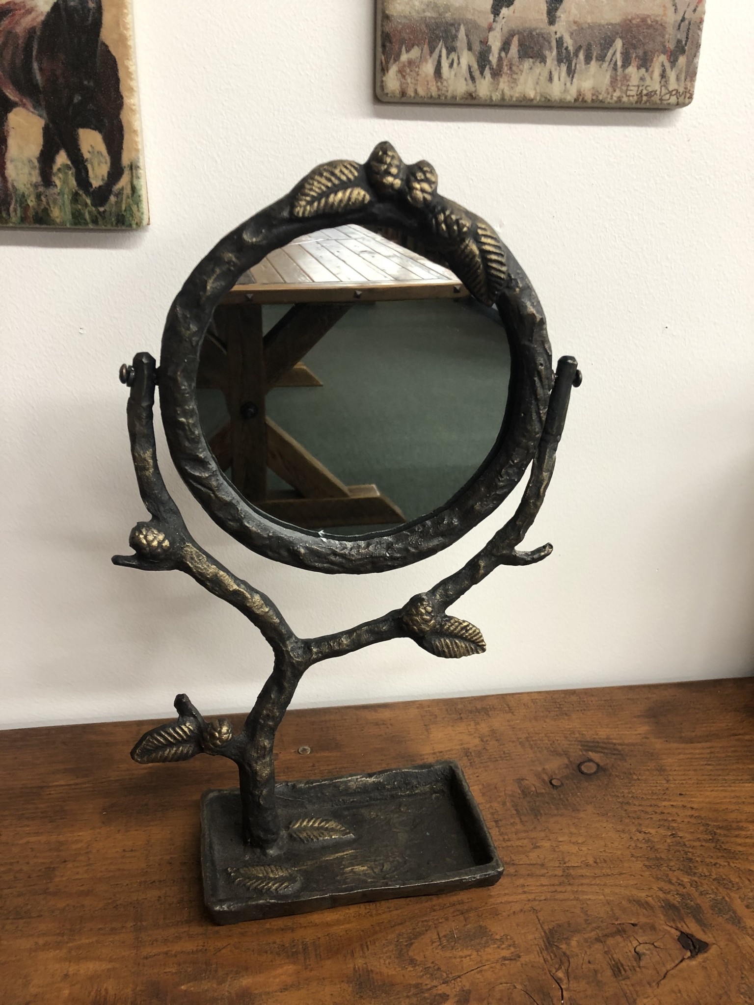 SPI Pinecone Vanity Mirror