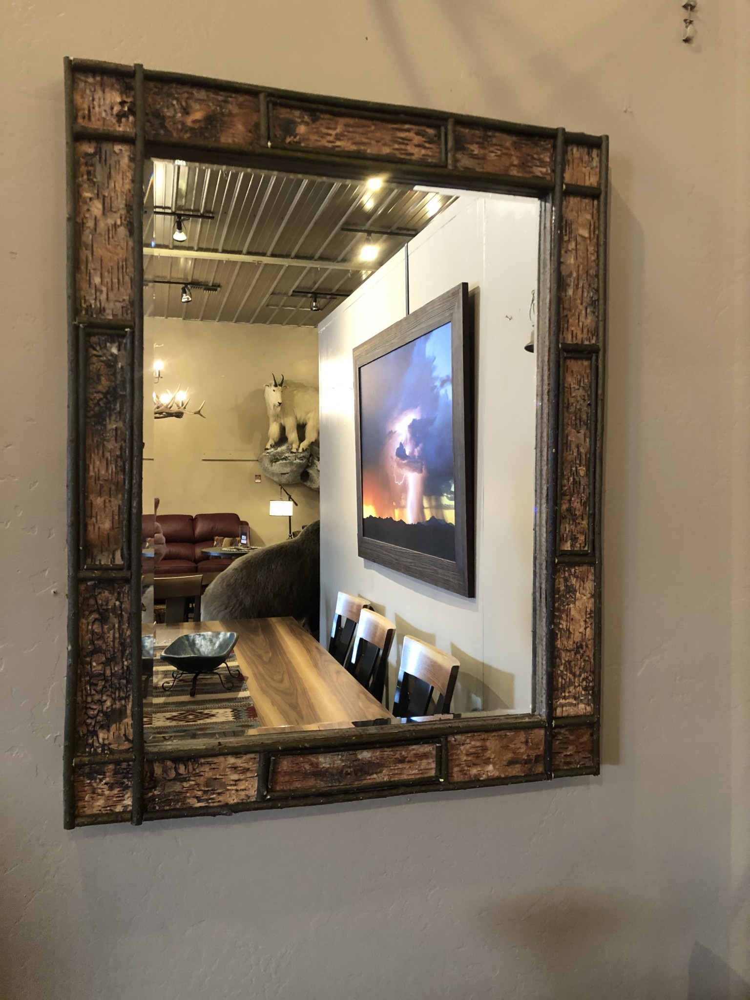 Dalin Enterprises Birch Bark Mirror Medium 25X29